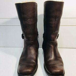 Ugg Boots “Bellvue” Leather Sheepskin